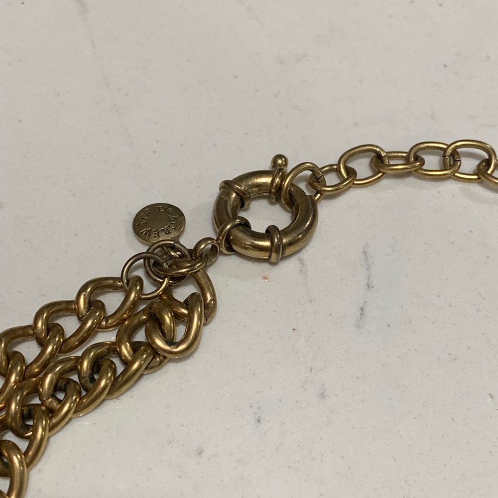JCrew brass statement necklace - Picture 3 of 4